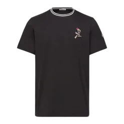 Moncler T-shirts og poloskjorter Svart