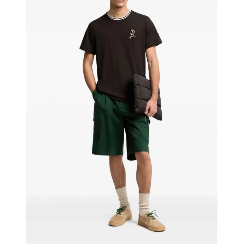 Moncler T-shirts og poloskjorter Svart