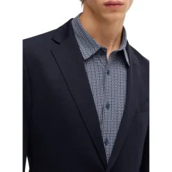Mørk Blå Hjem Vestit Sett