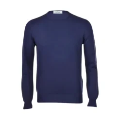 Mørkeblå Crewneck Sweatshirt Hettegenser