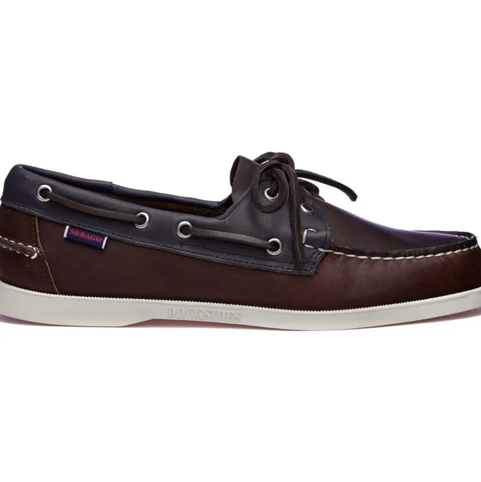 Nautiske Loafers Cognac Blå Navy