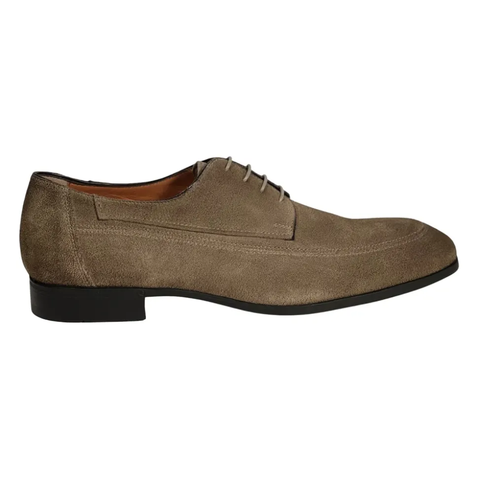 Nubuck Sko med Snøring