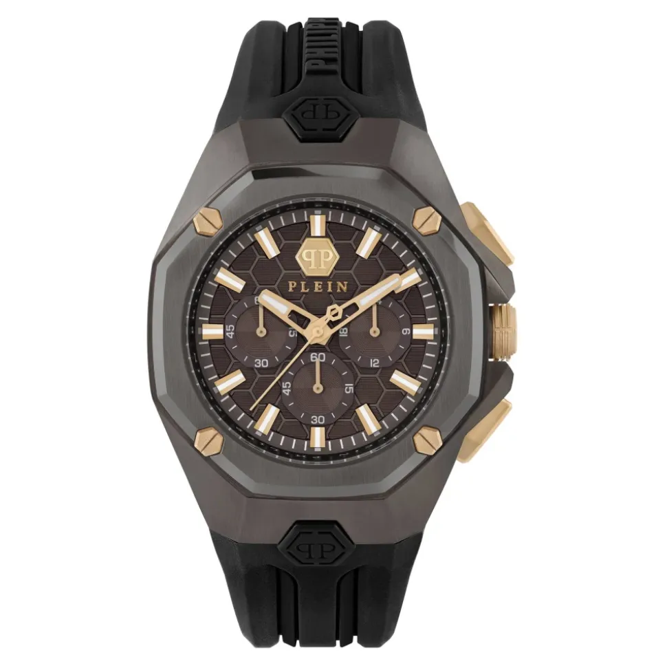 Octagon Brown Watch