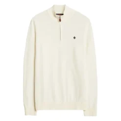 Off-White Morris Merino John Zip Genser