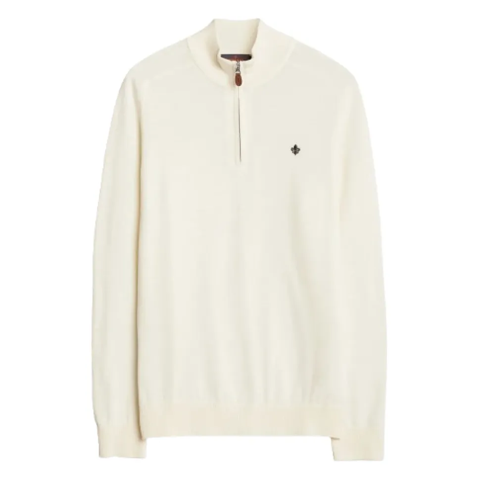 Off-White Morris Merino John Zip Genser