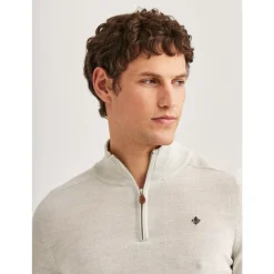 Off-White Morris Merino John Zip Genser