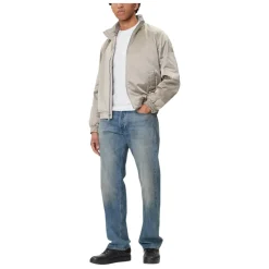 Padded Zip Mock Neck Jacket