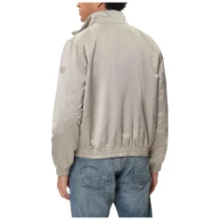 Padded Zip Mock Neck Jacket