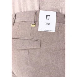 Pantalone i flanell av Super 110's ull Comfort Master fit