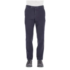 Pantalone in cotone micro struttura Slim fit