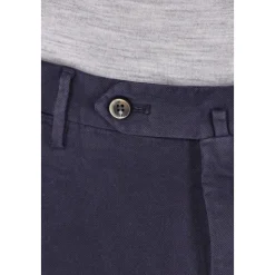 Pantalone in cotone micro struttura Slim fit