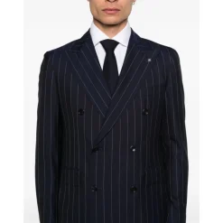 Pinstripe Dobbelspent Dress