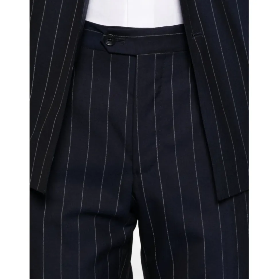 Pinstripe Dobbelspent Dress