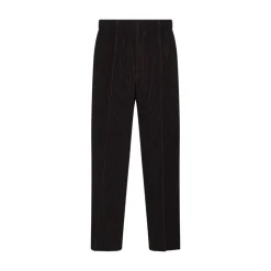 Pleated Straight Trousers