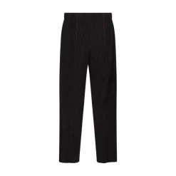Pleated Straight Trousers