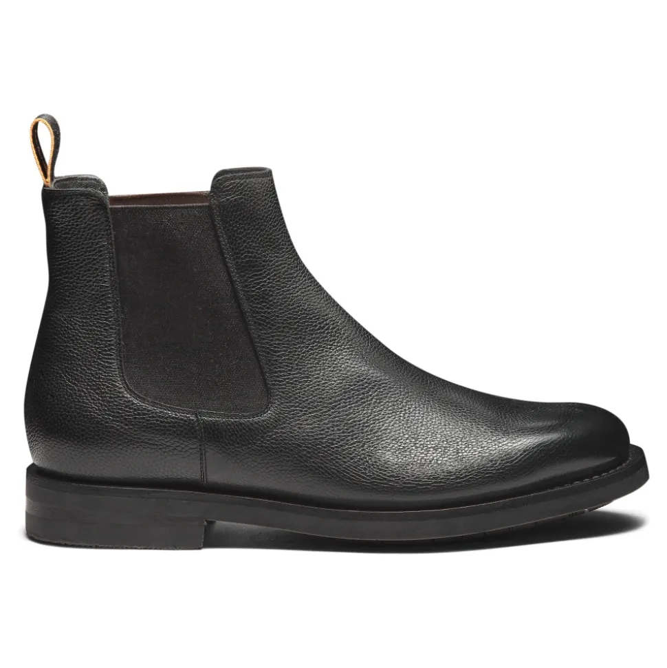 Polished Leather Chelsea Boot