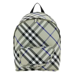 Printed Nylon Shield Backpack