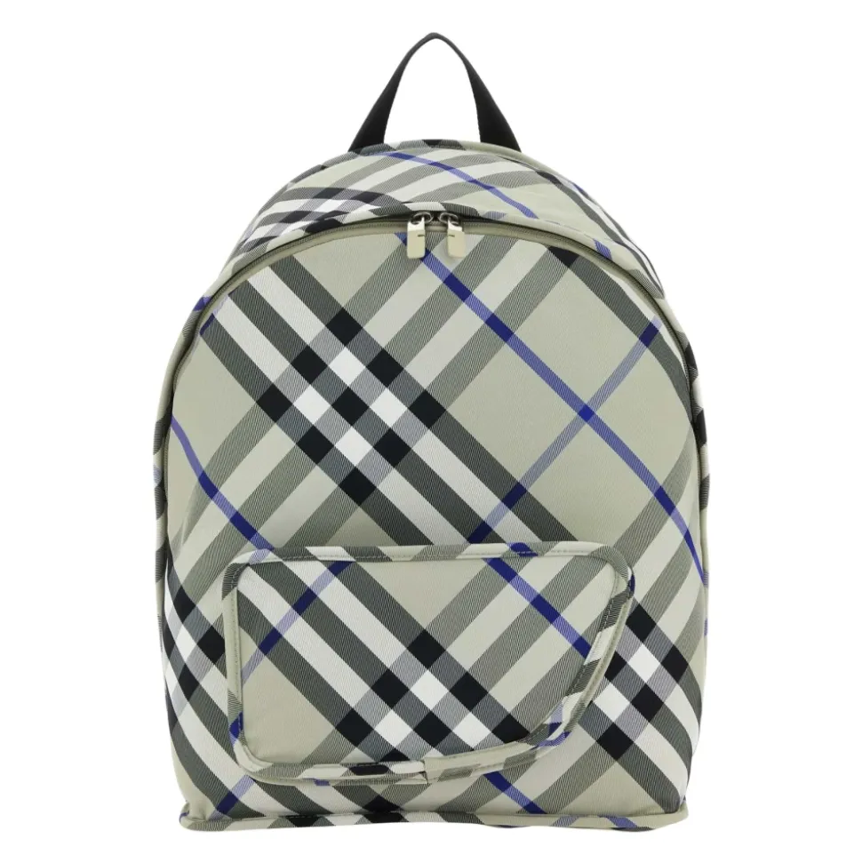 Printed Nylon Shield Backpack
