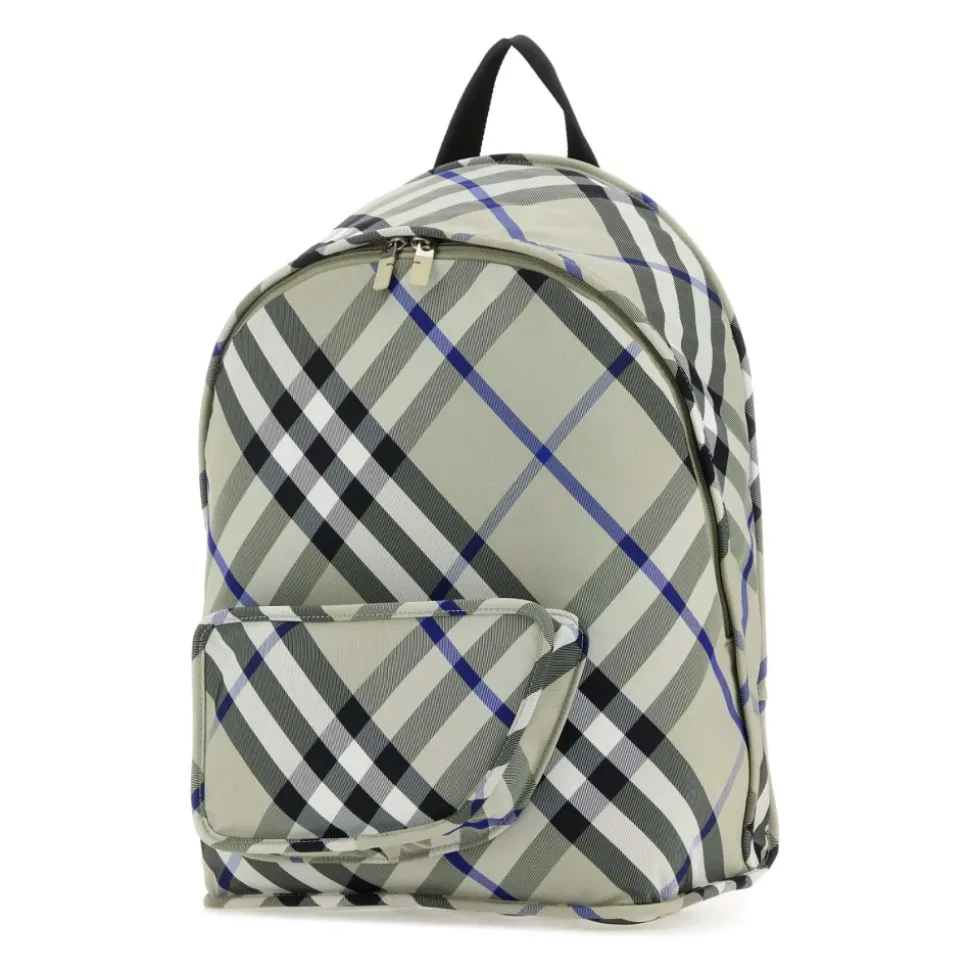 Printed Nylon Shield Backpack