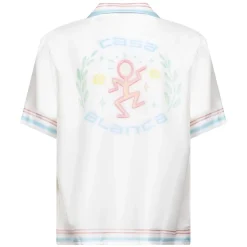 Printed Silk-Twill Shirt