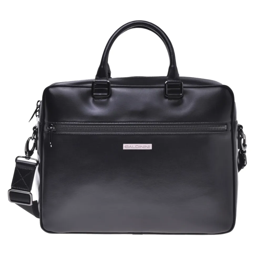 Professional bag in black leather