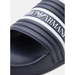 PVC Slippers med logobånd
