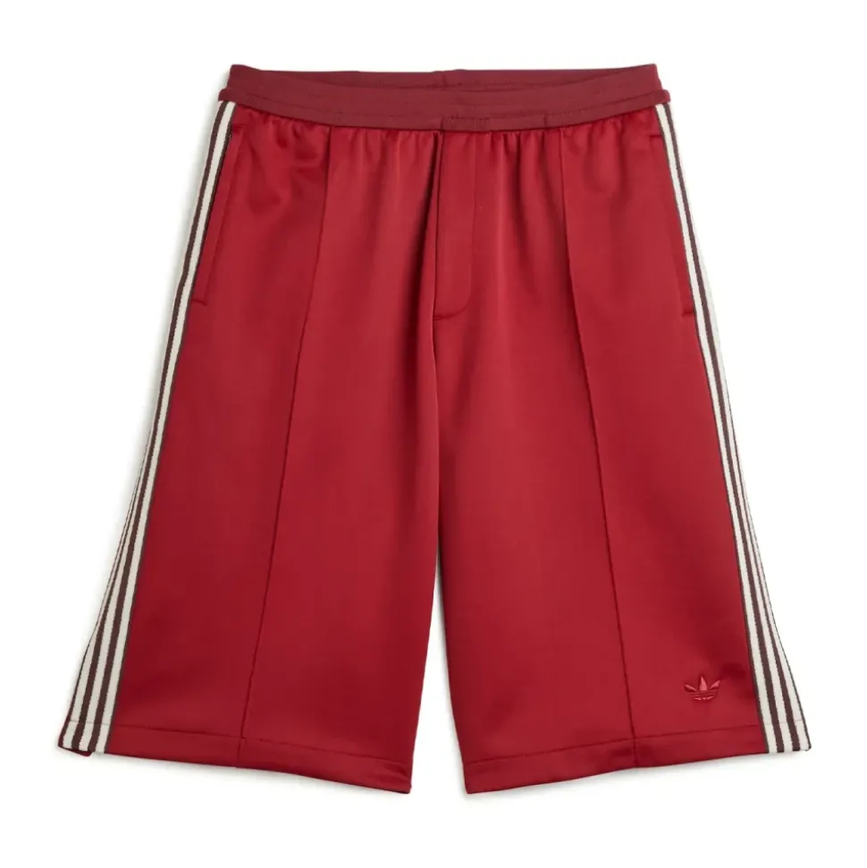 Røde Track Shorts Retro Stil
