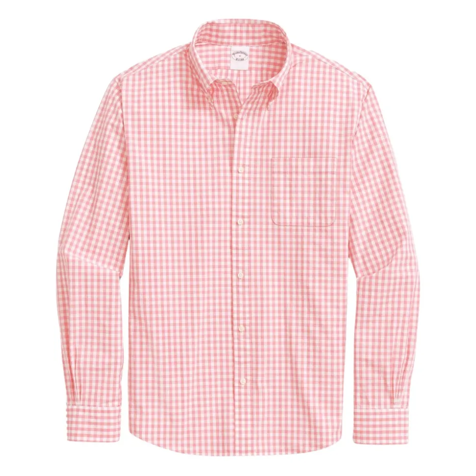 Rød Sport Fredagsskjorte med Polo Button Down-krage