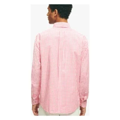 Rød Sport Fredagsskjorte med Polo Button Down-krage