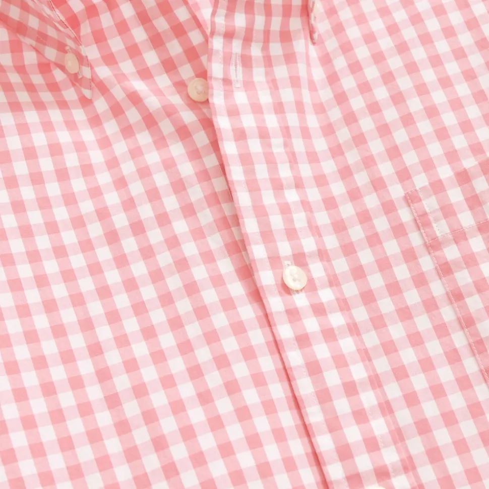 Rød Sport Fredagsskjorte med Polo Button Down-krage