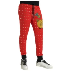 Red Pig Year Joggebukser