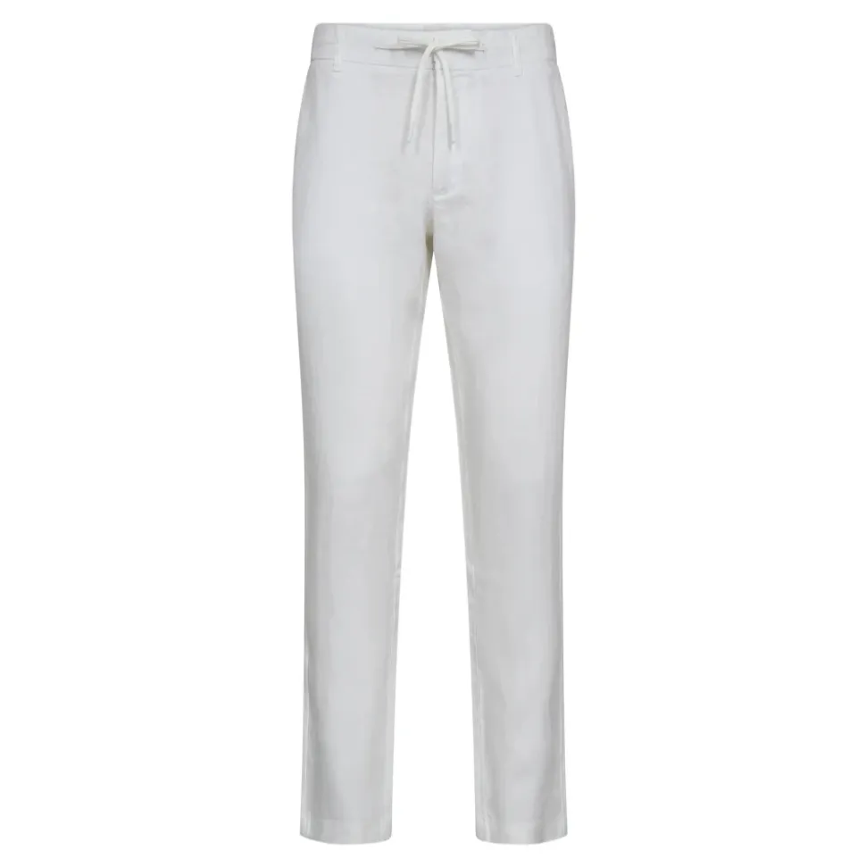 Regular Fit Lin Chinos Bukse