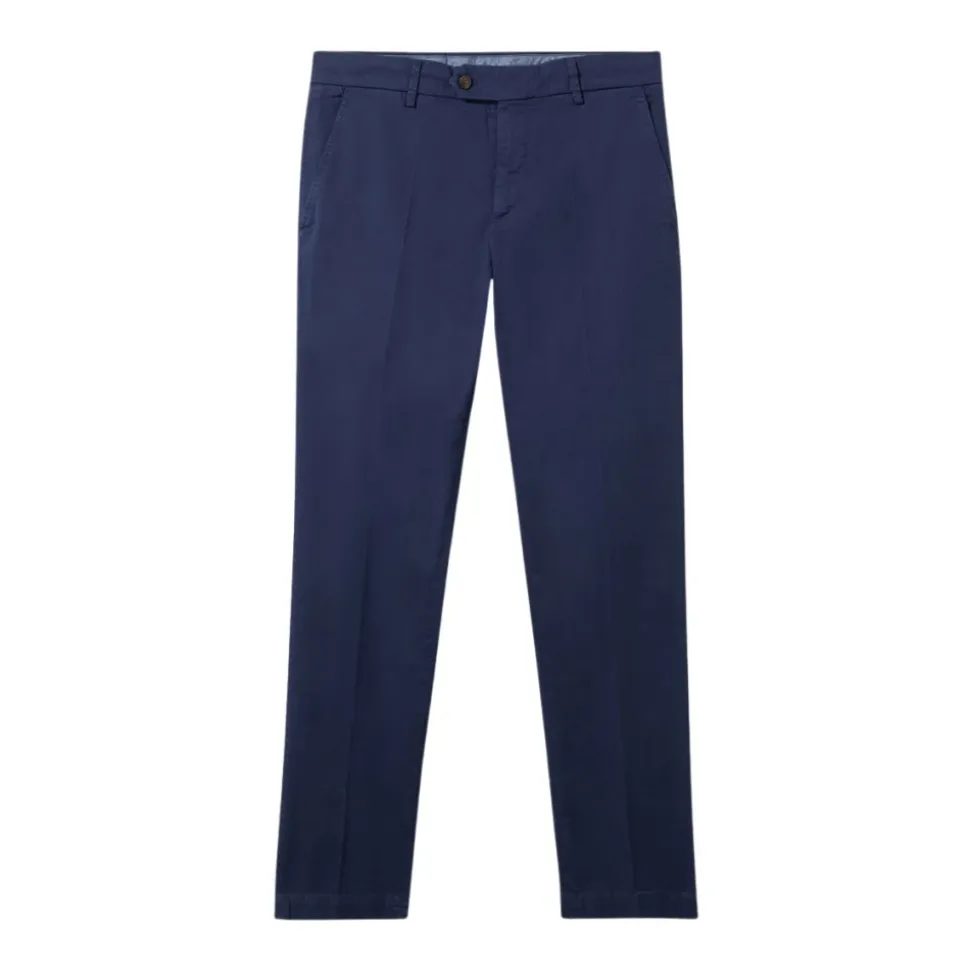 Regular Fit Stretch Bomull Gabardine Chino