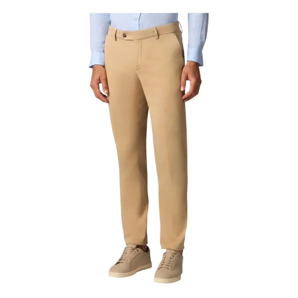 Regular Fit Stretch Cotton Gabardine Chino