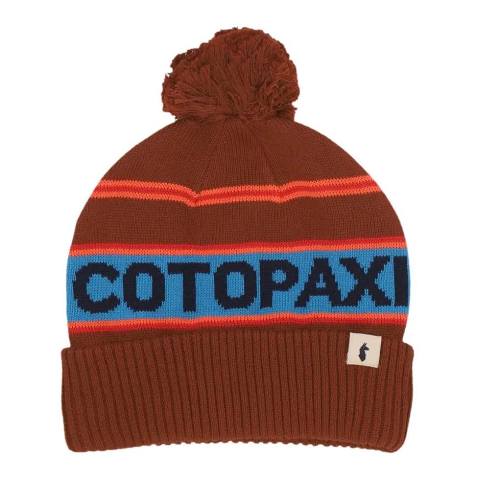 Retro Pom Pom Beanie Hat