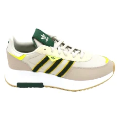 Retrostil Stoff Sneakers Gummisåle