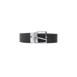 Reversibelt Belte i Lær med Emalje Spenne