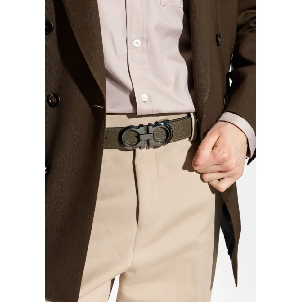 Reversibelt Gancini-belte