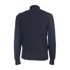 Ribbestrikket ull cardigan knappestolpe