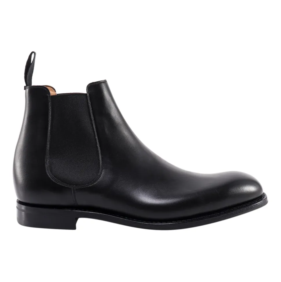 Runde Tå Slip-On Støvletter