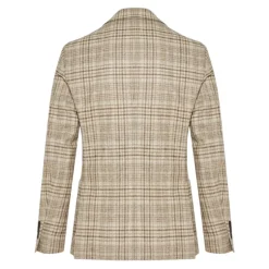 Rutete Blazer med To Knapper