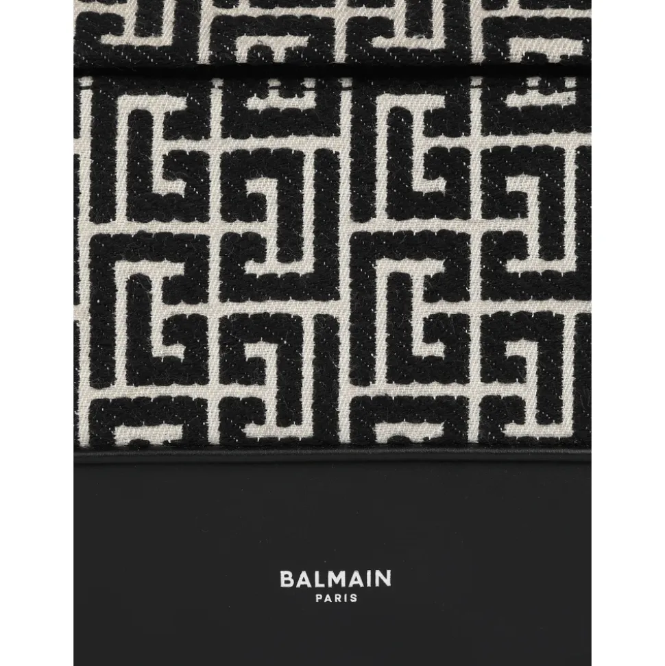 Ryggsekk med jacquard monogram