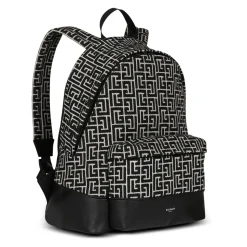 Ryggsekk med jacquard monogram