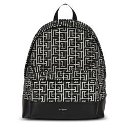 Ryggsekk med jacquard monogram