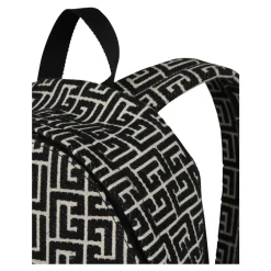 Ryggsekk med jacquard monogram