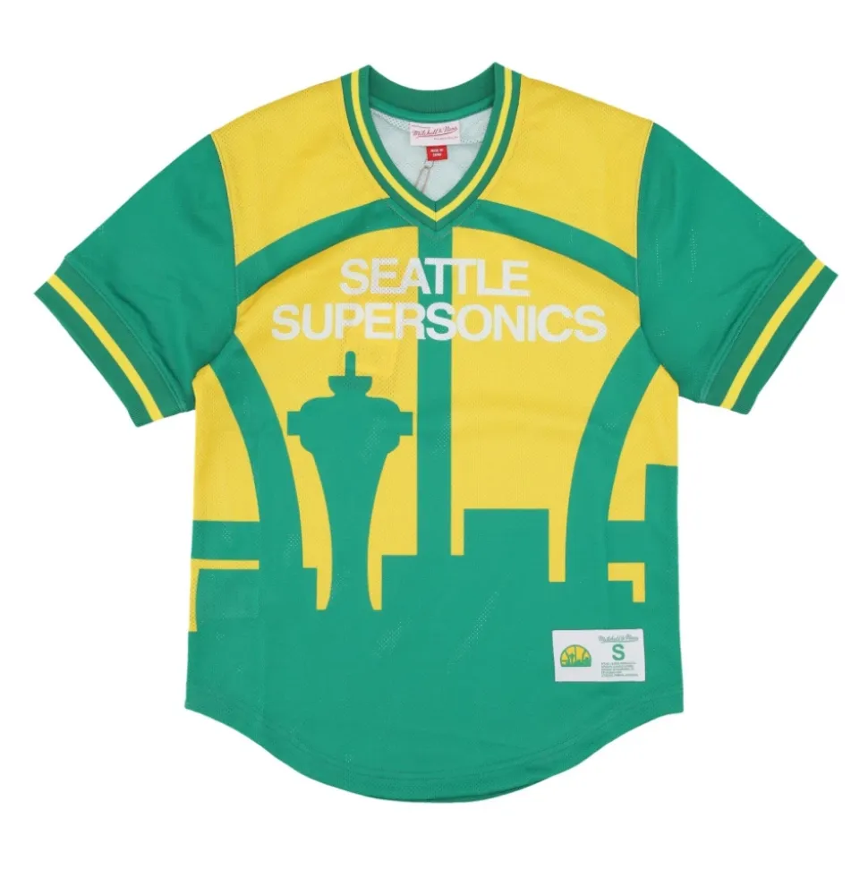 Seattle Supersonics Mesh V-hals Jakke