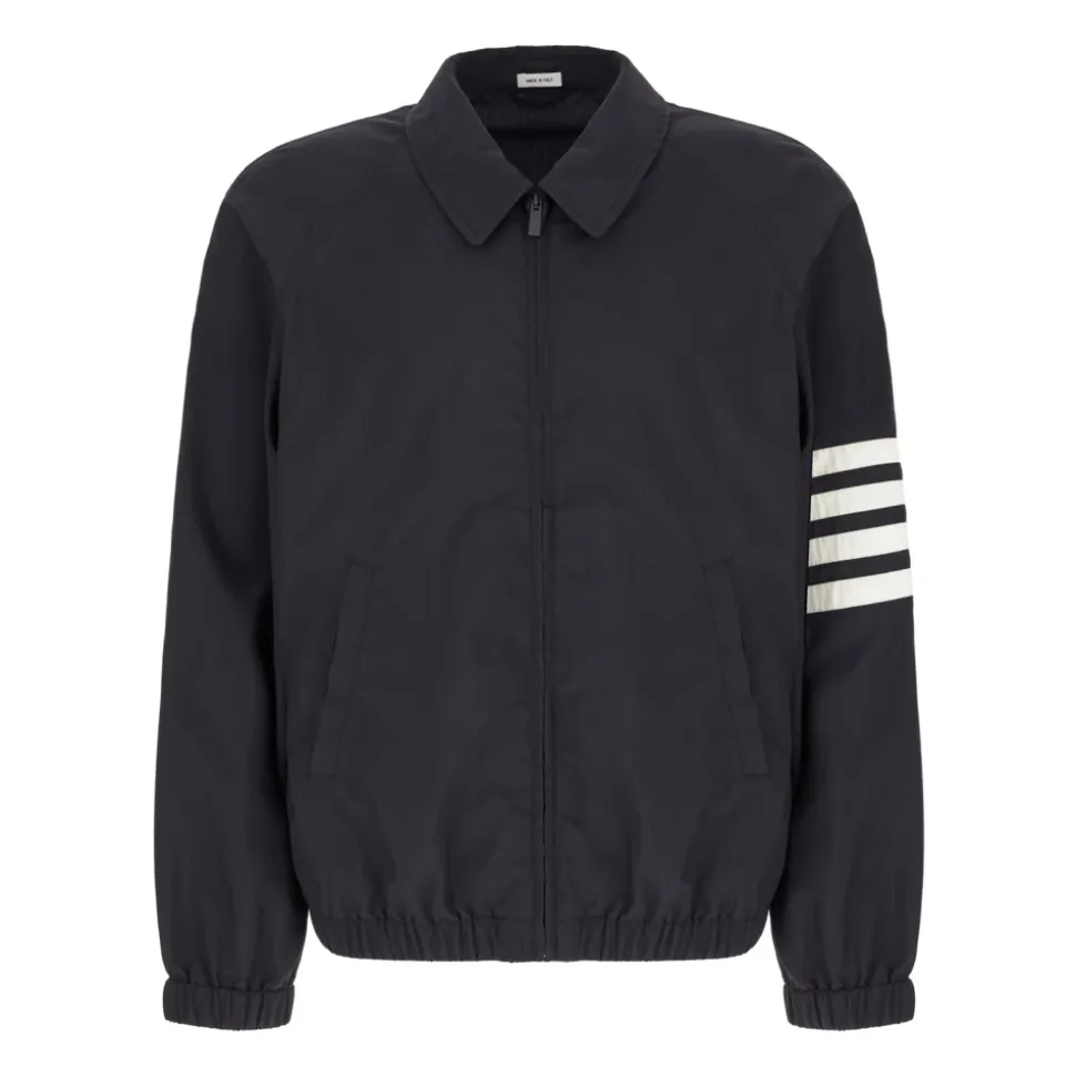 Shiny Ripstop 4-Bar Track Jacket