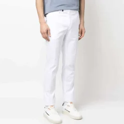 Silke Chinos - Hvit - Super Slim Fit