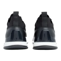 Sko Black Lace-Up Mix Leisure