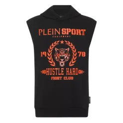 Sleeveless Hoodie Sweatshirt Tiger